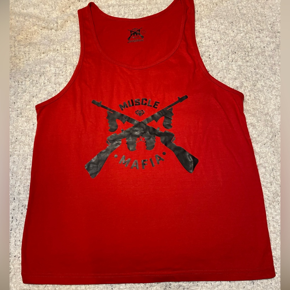 Red Muscle Mafia Tank Top